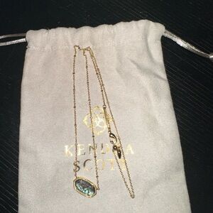 Kendra Scott Texas Elisa Necklace in Gold/Abalone